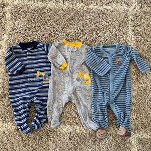 Carter’s- one piece footie pajamas
